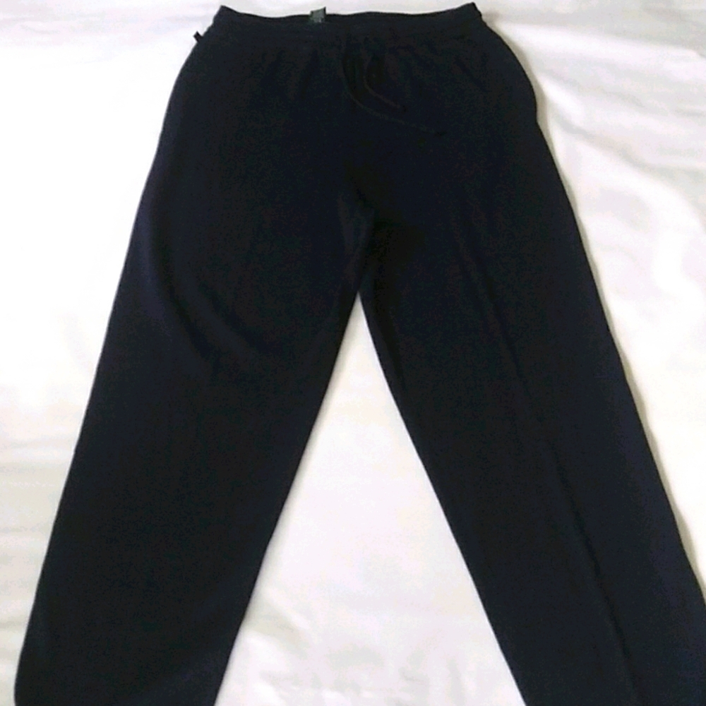 LAUREN RALPH LAUREN * NAVY KNIT DRAWSTRING PANTS
